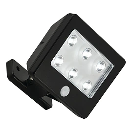 Function outdoor light "LERO", 6 LED module, 0.48W, IP54, with motion detector - 2276-066