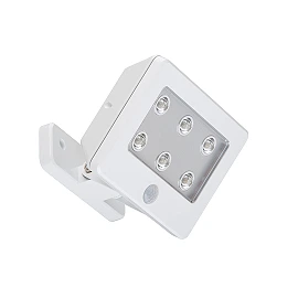 Function outdoor light "LERO", 6 LED module, 0.48W, IP54, with motion detector - 2276-066