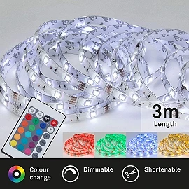 3m RGB LED strip set, 30 diodes on one meter, IP20, 2267-090P