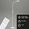 LED CCT touch floor lamp Ø 24 cm, 8W, 700lm, white (Briloner)
