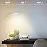 LED CCT touch floor lamp Ø 24 cm, 8W, 700lm, white (Briloner)