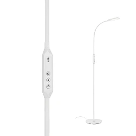 LED CCT touch floor lamp Ø 24 cm, 8W, 700lm, white (Briloner)