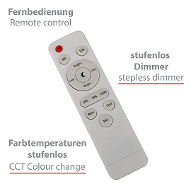 LED CCT touch floor lamp Ø 24 cm, 8W, 700lm, white (Briloner)