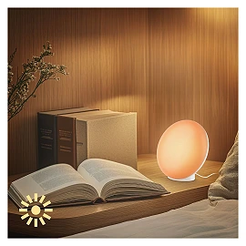 TARA RGBIC+CCT USB mood table lamp with remote, white (BRILONER 7665016)
