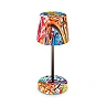 BOJA wireless LED table lamp, IP44, dimmable, graffiti design