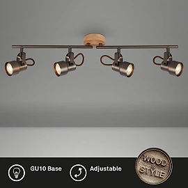 Briloner Tahun Swivel Ceiling Spot - Antique Grey