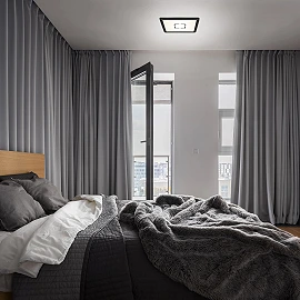 12W, LED light panel, 1400Lm, 4000K - square, surface mounted, Briloner, 3174-015