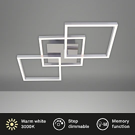 30W, square, LED ceiling lamp, 3900lm, 3000K, 3217-018