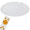80W, LED ceiling lamp 6500Lm, 3000-6000K CCT with remote 3318-016