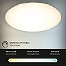 80W, LED ceiling lamp 6500Lm, 3000-6000K CCT with remote 3318-016