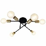 Ceiling Light Briloner Ø55.5 cm, 6x E27, black