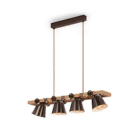 Pendant Ceiling Light Briloner 85 cm, 4x E27, antique grey