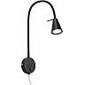 Wall lamp with flexible handle and switch, Briloner