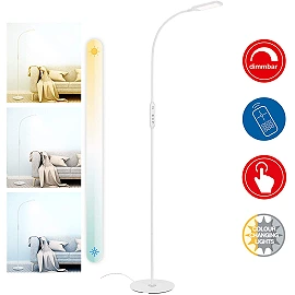 "Office remote" 700Lm floor reading lamp - BRILO - 1296-015