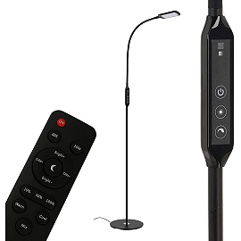 "Office remote" 700Lm floor reading lamp - BRILO - 1296-015