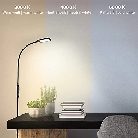 "Office remote" 700Lm floor reading lamp - BRILO - 1296-015
