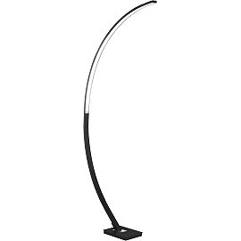 Black floor lamp "PIN", 18W, LED, aluminium - 1361-015
