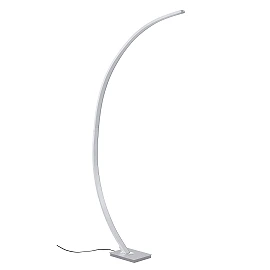 Floor lamp "PIN" 1 x LED 18W, matt aluminium - BRILONER - 1361-019
