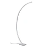 Floor lamp "PIN" 1 x LED 18W, matt aluminium - BRILONER - 1361-019