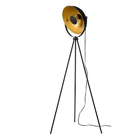 Floor lamp "SAND" 1 x E27 max. 60W, black and gold - 1380-015