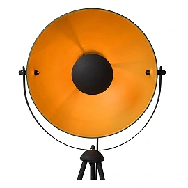 Floor lamp "SAND" 1 x E27 max. 60W, black and gold - 1380-015