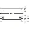 8W LED bathroom mirror lamp - 720Lm - 2107-015 Briloner