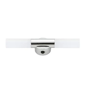 Bathroom light with switch 2 x E14 max. 9W IP20, chrome