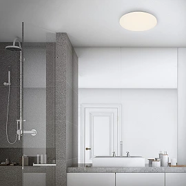 LED ceiling light, 21W, 2200lm, IP44, white
