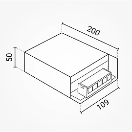 LED barošanas bloks 12V, 250W, 21A, IP20