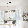 RHON pendant light grey/wood, 5xE14, 110 cm (BRILONER)