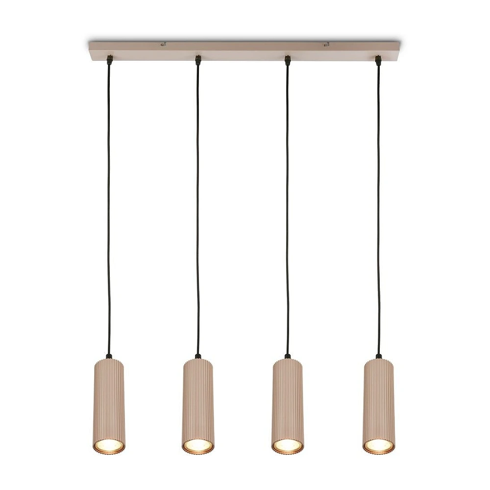 Piekaramā lampa IDA, 76 cm, 4×GU10 max. 9W, bēša (Briloner)