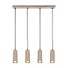 Piekaramā lampa IDA, 76 cm, 4×GU10 max. 9W, bēša (Briloner)