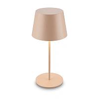 Akumulatora galda lampa NIVO, 1,2W, 120lm, 2700K, IP44, bēša (Briloner)