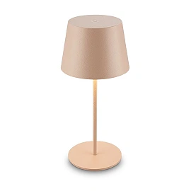 Akumulatora galda lampa NIVO, 1,2W, 120lm, 2700K, IP44, bēša (Briloner)