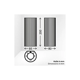IDA wall light, 2×GU10 max. 9W, IP20, beige (Briloner)