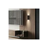 Sienas lampa IDA, 2×GU10 max. 9W, IP20, melna (Briloner)