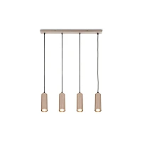 Piekaramā lampa IDA, 76 cm, 4×GU10 max. 9W, bēša (Briloner)