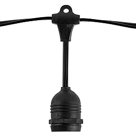 15m long - waterproof light string, 15x E27 - bulbs are not included