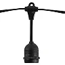 15m long - waterproof light string, 15x E27 - bulbs are not included