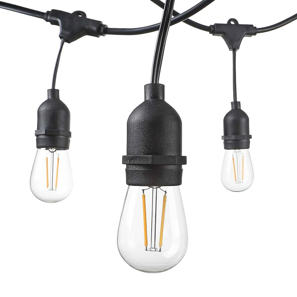15m long - waterproof light string, 15x E27 - bulbs are not included