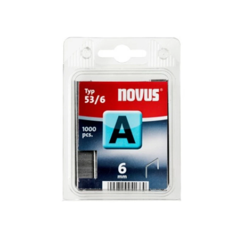 Galvanised staples "NOVUS" 6mm - 53/6