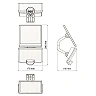 Solar LED light with motion sensor, 8W, 800Lm, 4000K