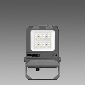 LITIO 2.0 Small asimetrisks LED prožektors 20–50W 4000K IP66 (Disano 412000-00)