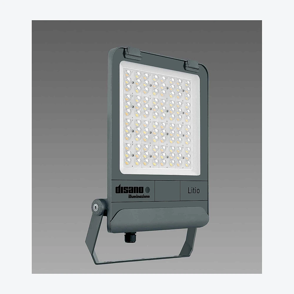 LITIO 2.0 Medium asymmetric LED floodlight 100–150W 4000K IP66 (Disano 412020-00)