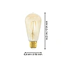 LED filament bulb E27 ST64 4W 270lm 2200K EGLO (110055)