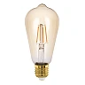 LED filament bulb E27 ST64 4W 270lm 2200K EGLO (110055)