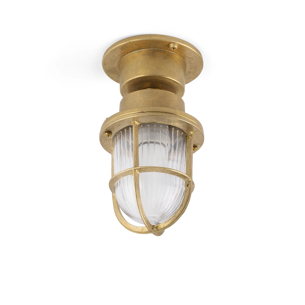 Outdoor lamp MAUREN, 1x E27 max. 15W LED, IP44, brass metal - FARO - 70993