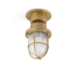 Outdoor lamp MAUREN, 1x E27 max. 15W LED, IP44, brass metal - FARO - 70993