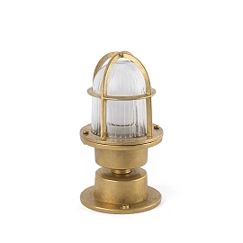 Outdoor lamp MAUREN, 1x E27 max. 15W LED, IP44, brass metal - FARO - 70993