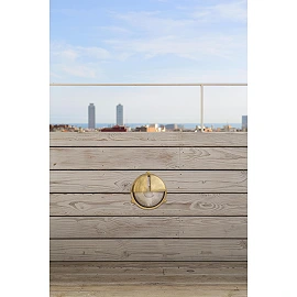 Outdoor wall lamp TIMON, 1 x E27 max. 60W, IP44, brass - FARO - 70996